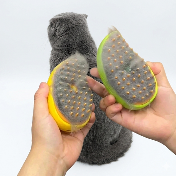 CEPILLO DE VAPOR MULTIFUNCION PARA GATOS Y PERROS